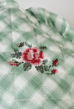 Adea ruffle toilettilaukku vihreä