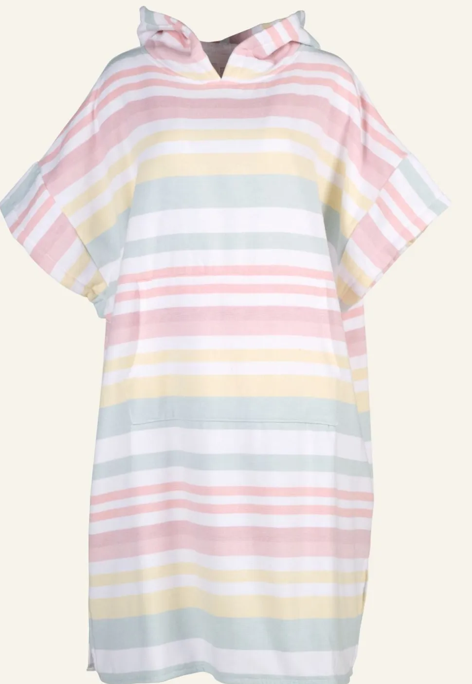 Aina poncho moniväri/roosa