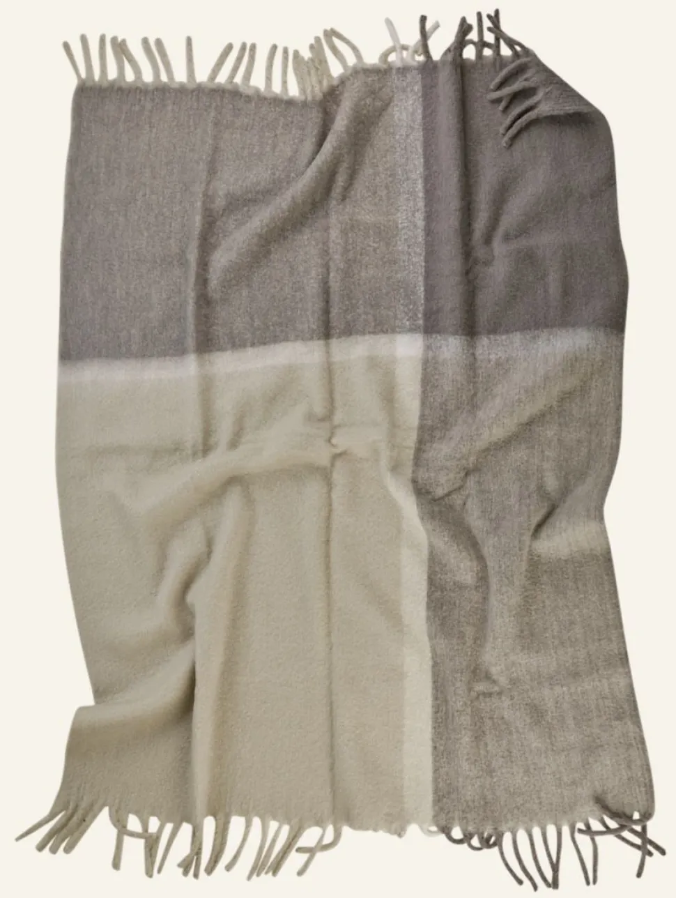 Alma check torkkupeitto moniväri/beige