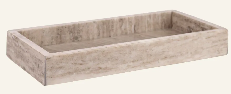 Alva marbel tarjotin beige