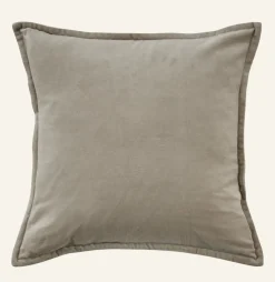 Andrea velour koristetyynynpäällinen vaalean beige