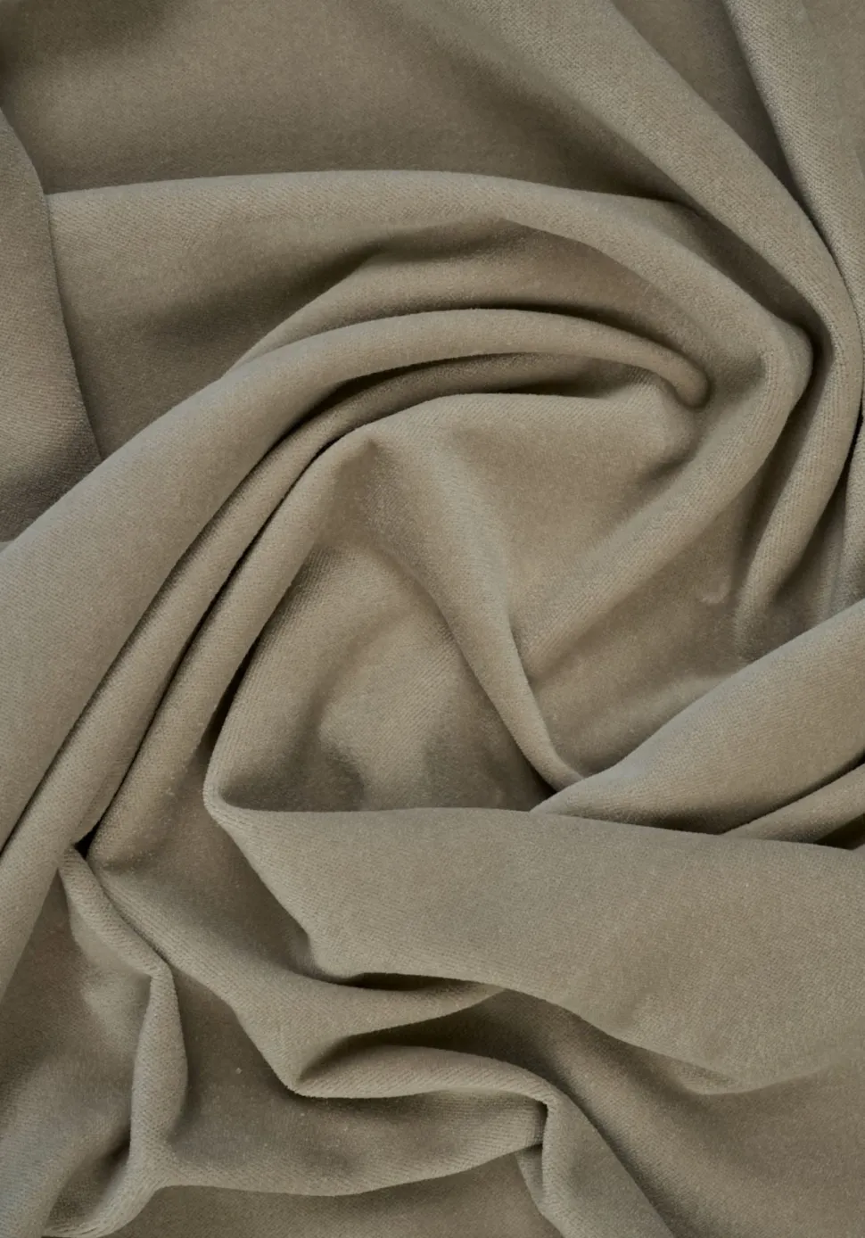 Andrea velour verho vaalean beige
