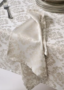 Angelica pintakäsitelty pöytäliina beige