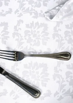 Angelica pintakäsitelty pöytäliina valkoinen