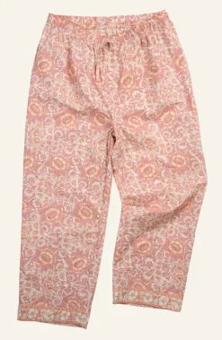 Anneli pyjamahousut moniväri/roosa