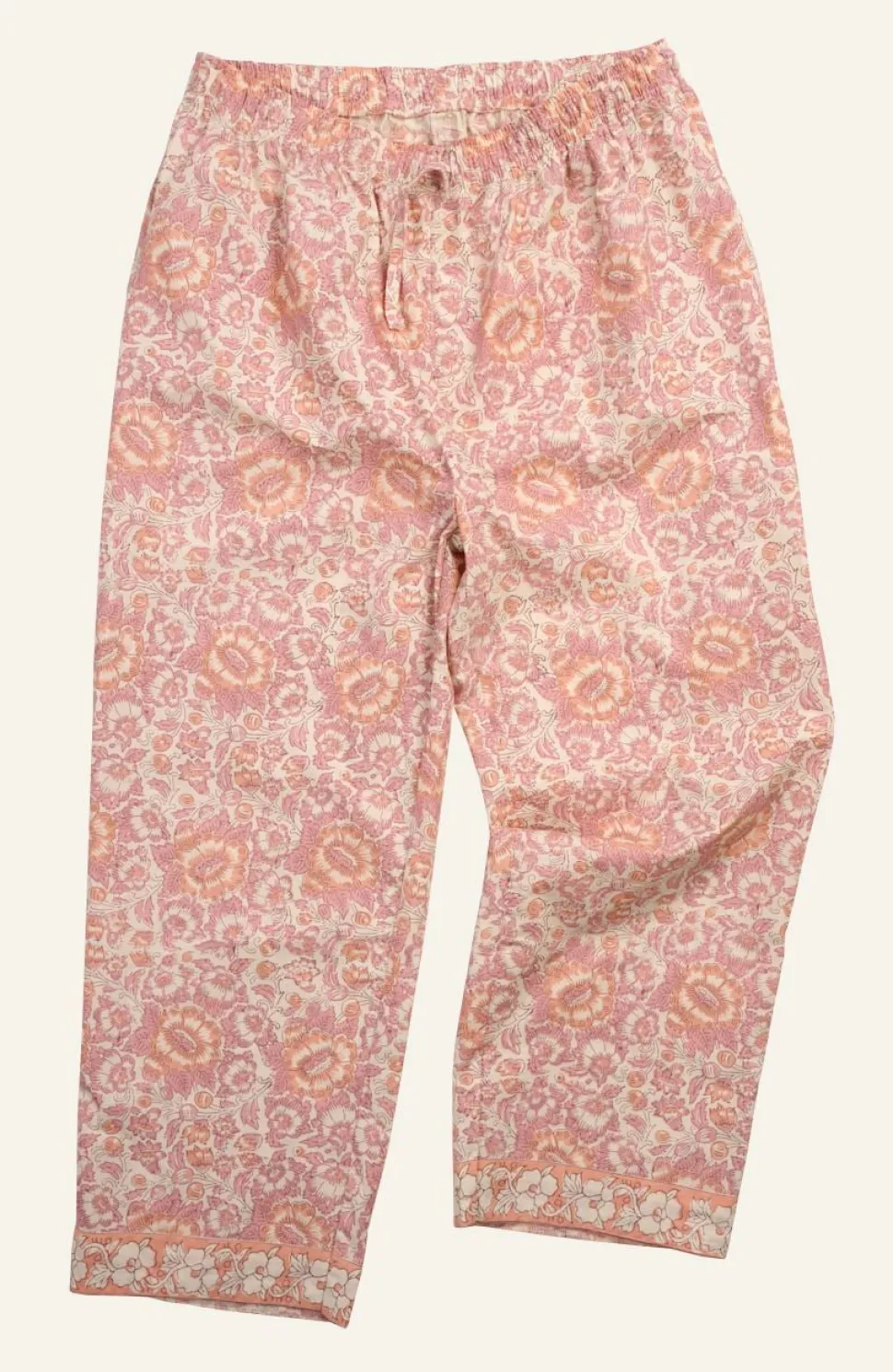 Anneli pyjamahousut moniväri/roosa