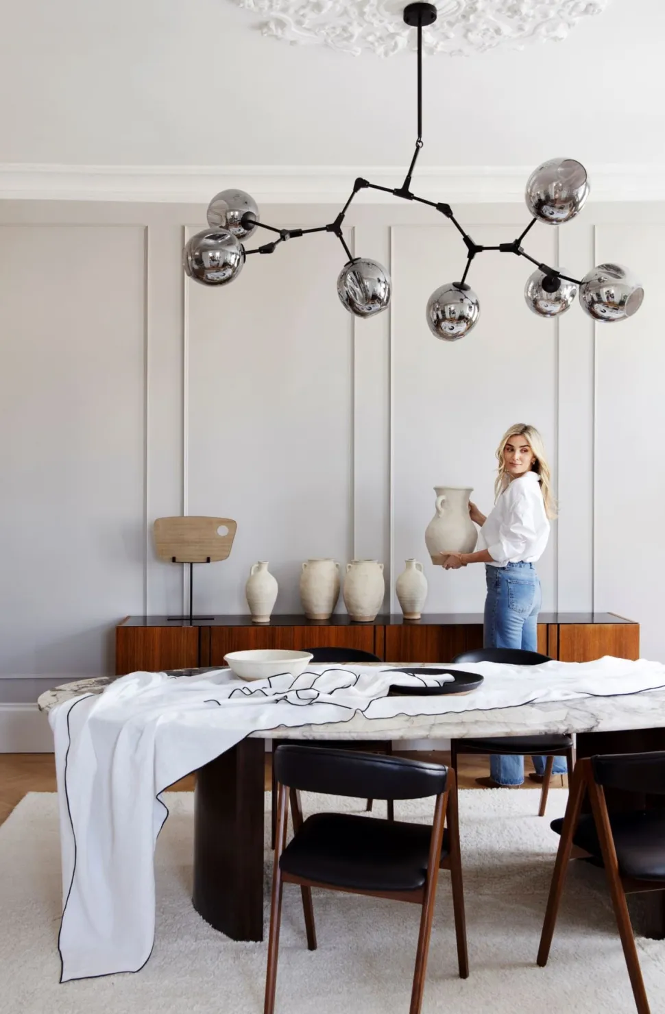 Atelier pellavaliina valkoinen