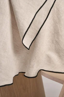 Atelier pyöreä pellavaliina luonnonväri