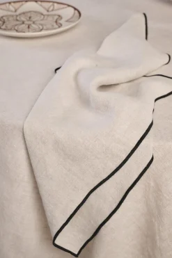 Atelier pyöreä pellavaliina luonnonväri