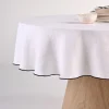 Atelier pyöreä pellavaliina valkoinen