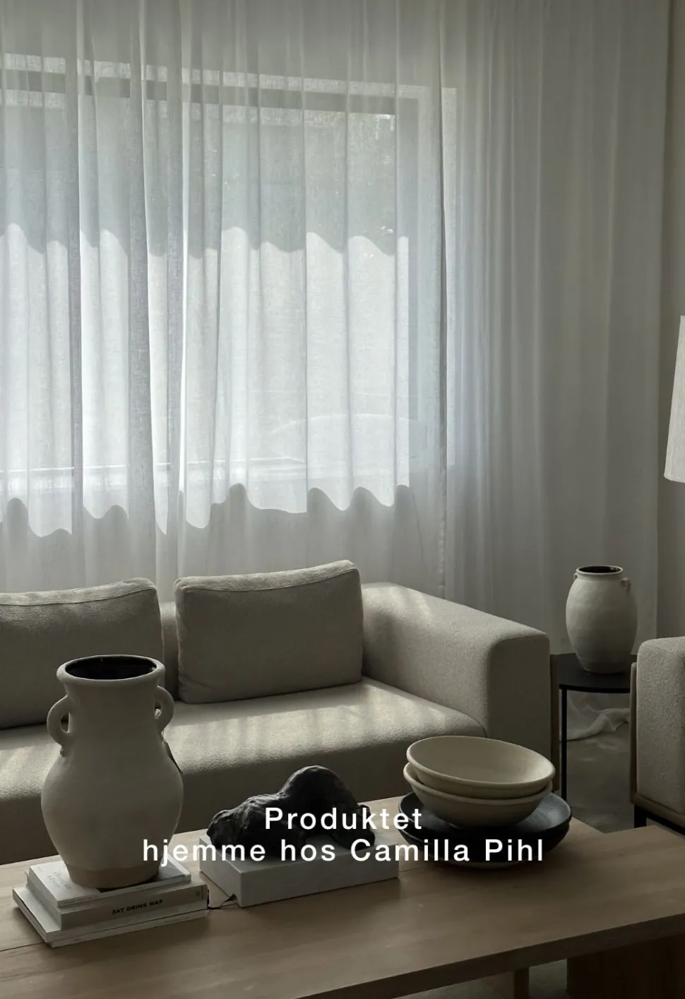 Atelier sheer pellavaverho valkoinen