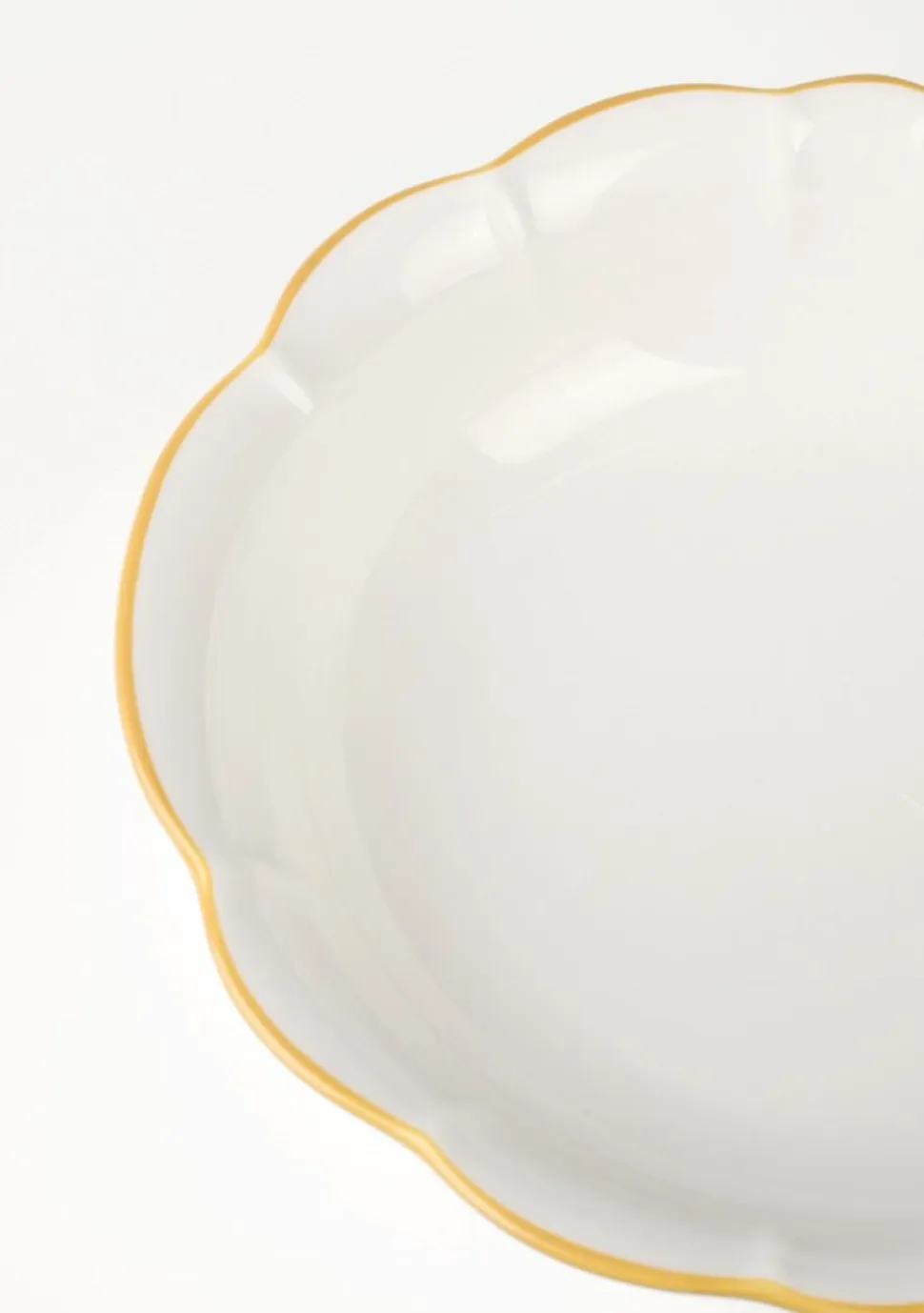 Atelier stripe kulho keltainen