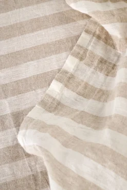 Atelier stripe pellavaliina beige