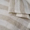 Atelier stripe pellavaservetti beige
