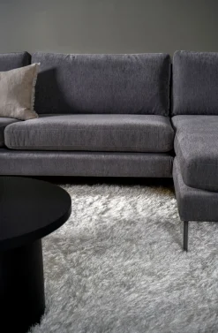 Ava Sofa Sjeselong setetrekk pakke høyre irtopäällinen divaani oikea harmaa