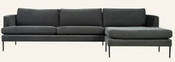 Ava Sofa Sjeselong setetrekk pakke høyre irtopäällinen divaani oikea harmaa