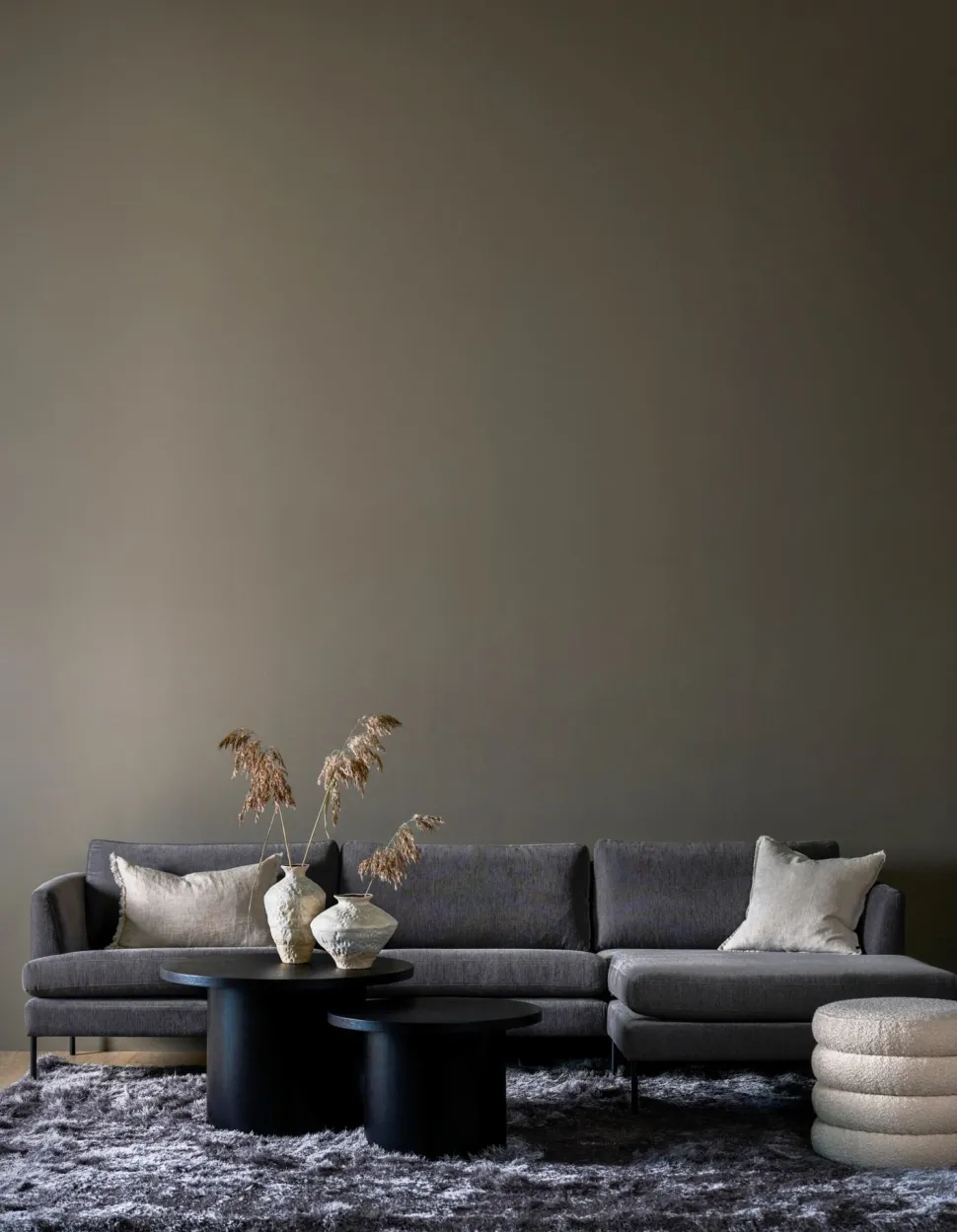 Ava Sofa Sjeselong setetrekk pakke høyre irtopäällinen divaani oikea harmaa