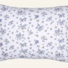 Belle Flower tyynyliina kreppipuuvillaa sininen