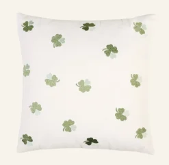 Big clover koristetyyny moniväri/vihreä