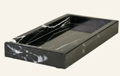 Black Marble tarjotin musta