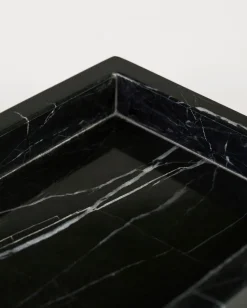 Black Marble tarjotin musta