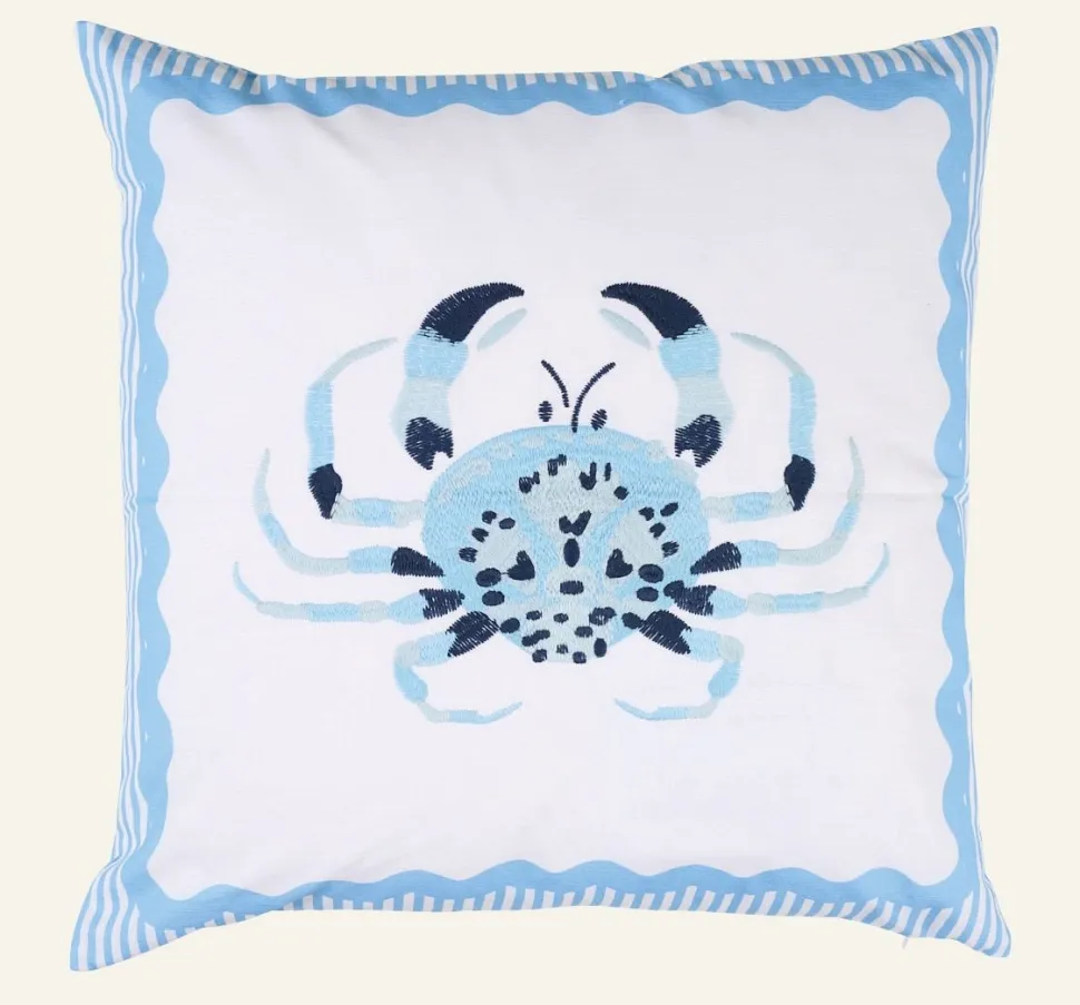 Blue crab koristetyynynpäällinen moniväri/sininen