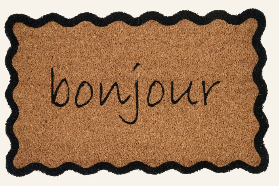 Bonjour ovimatto musta