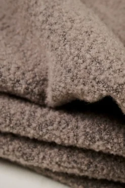 Boucle torkkupeitto tummanruskea