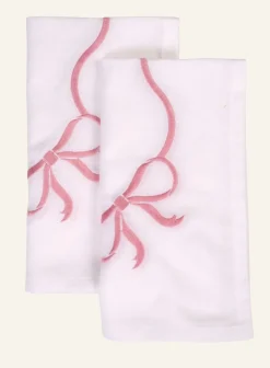 Bow 2pk lautasliina valkoinen