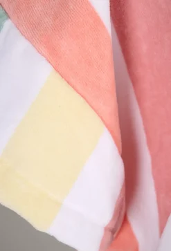 Cabana Stripe poncho moniväri