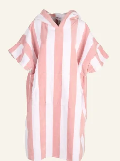 Cabana Stripe poncho moniväri/roosa
