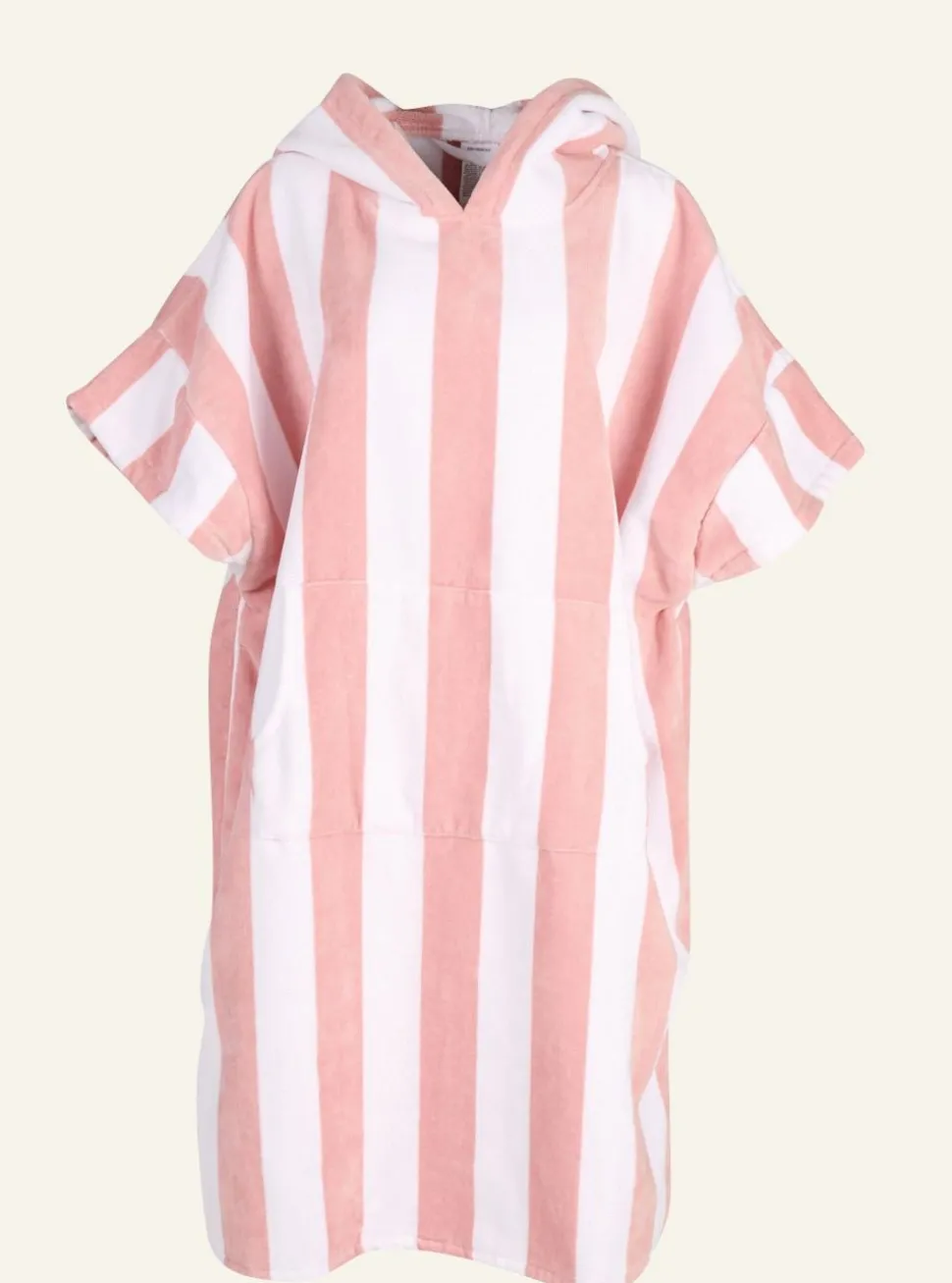 Cabana Stripe poncho moniväri/roosa