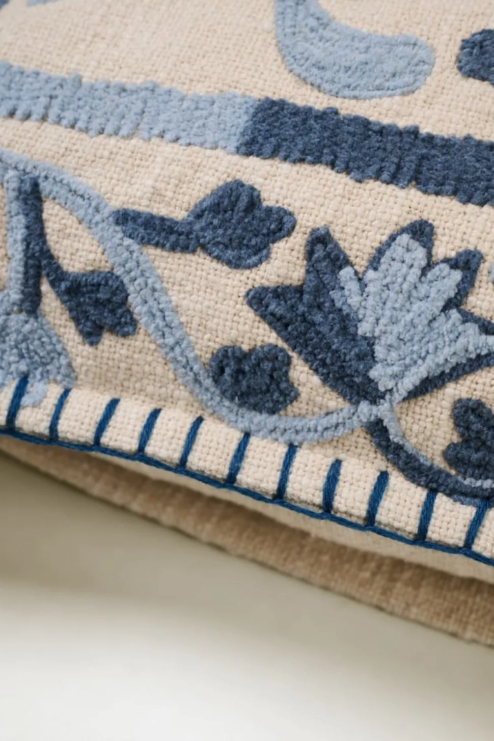 Camilla koristetyynynpäällinen sininen