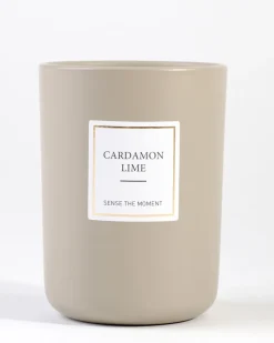Cardamon Lime matt tuoksukynttilä beige