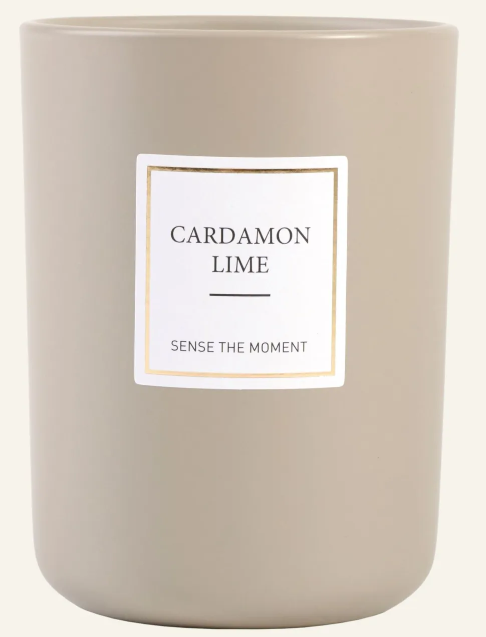 Cardamon Lime matt tuoksukynttilä beige