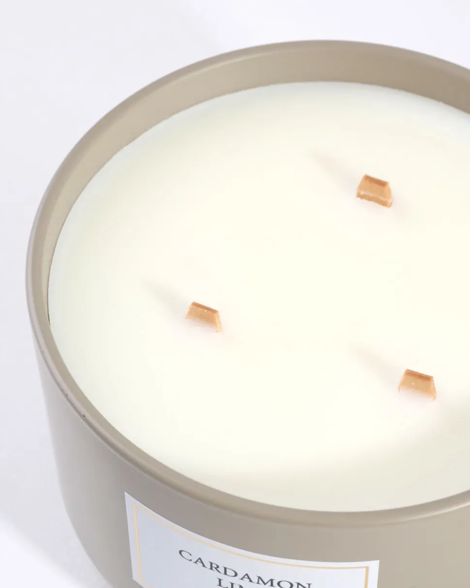 Cardamon Lime matt tuoksukynttilä beige