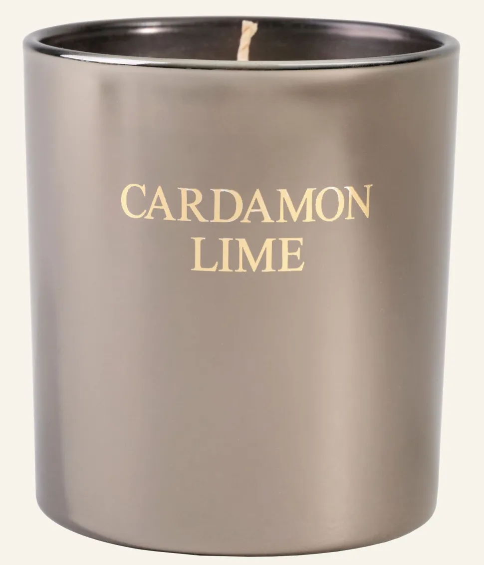 Cardamon Lime metallic tuoksukynttilä beige