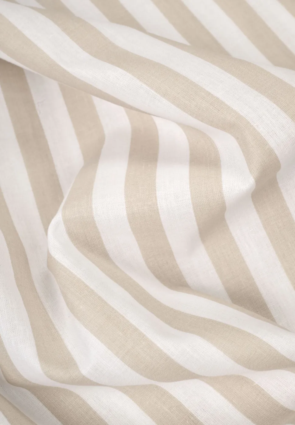 Classic stripe tyynyliina puuvillaa beige