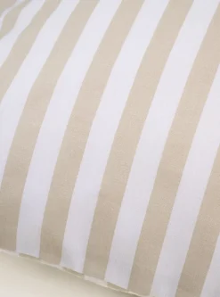 Classic stripe tyynyliina puuvillaa beige