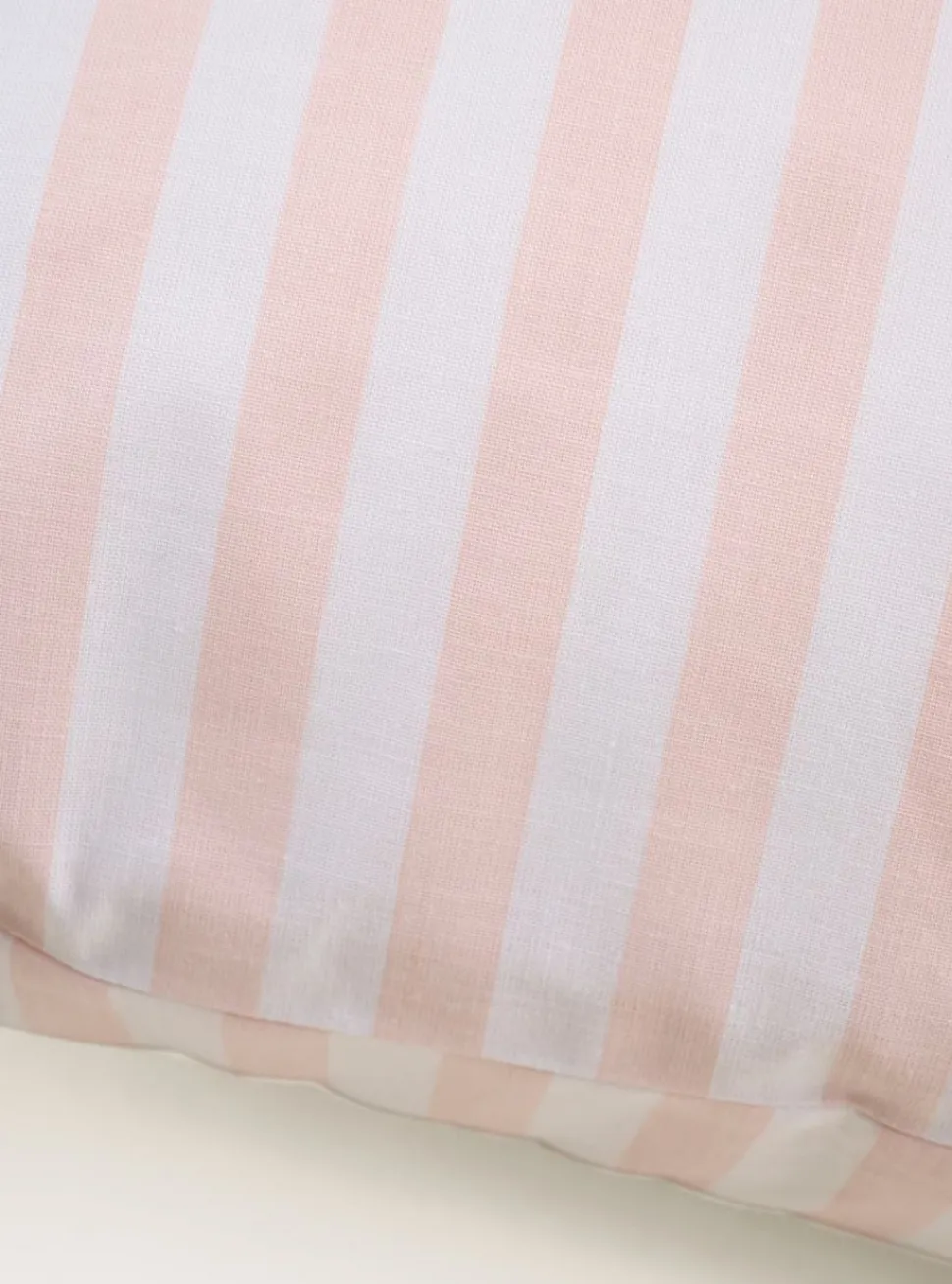 Classic stripe tyynyliina puuvillaa roosa