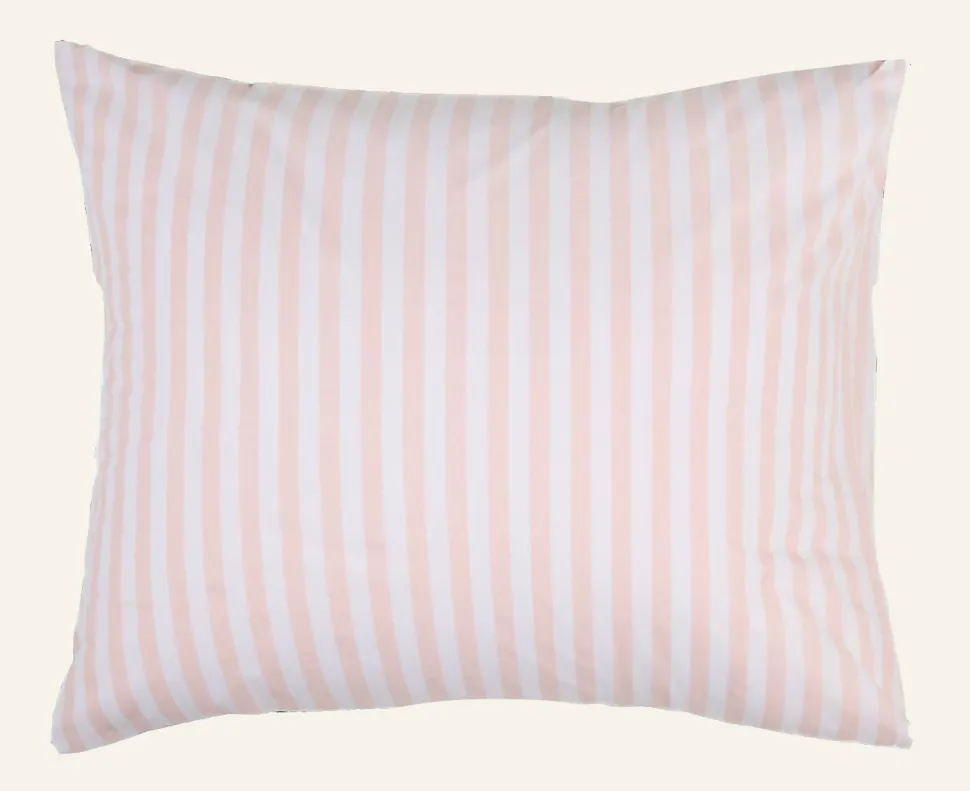 Classic stripe tyynyliina puuvillaa roosa