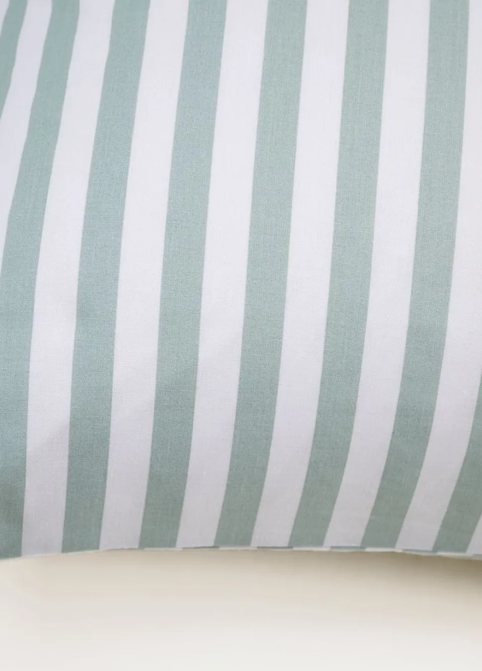 Classic stripe tyynyliina puuvillaa vihreä