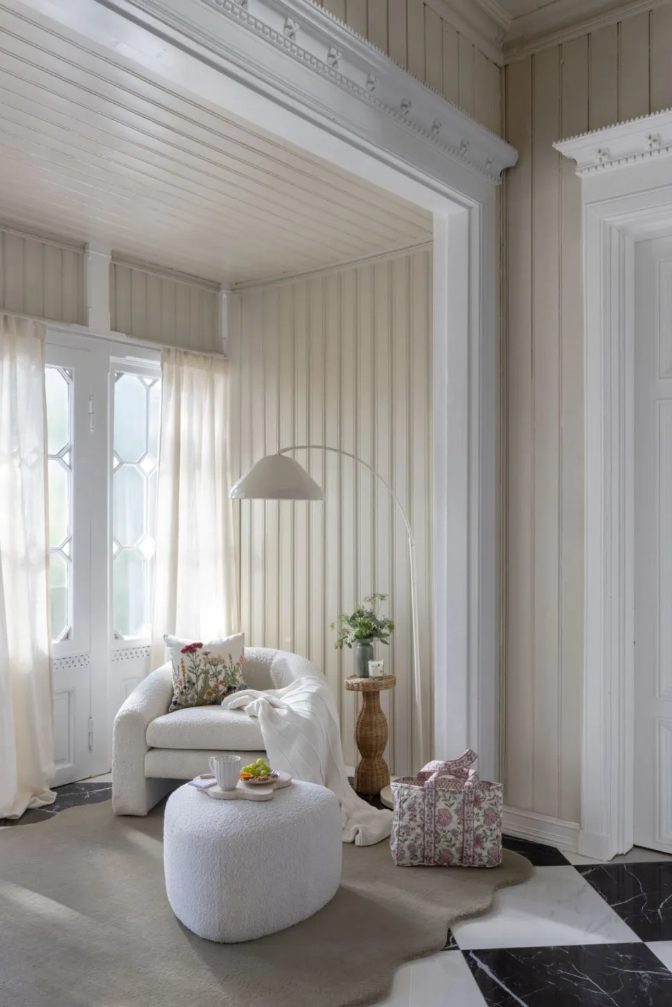 Cocoon BOUCLE rahi luonnonvalkoinen