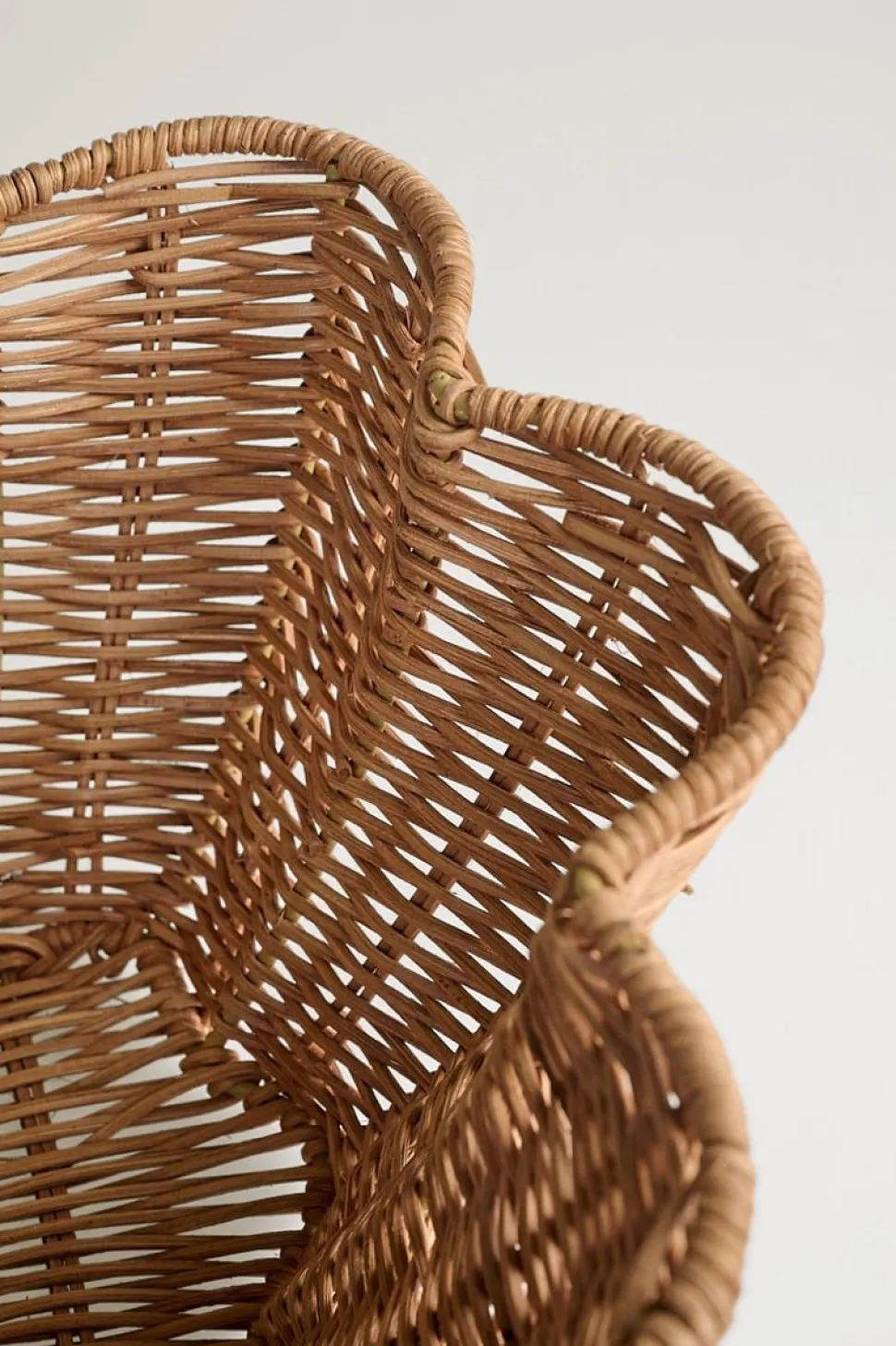 Cres rattan kulho luonnonväri