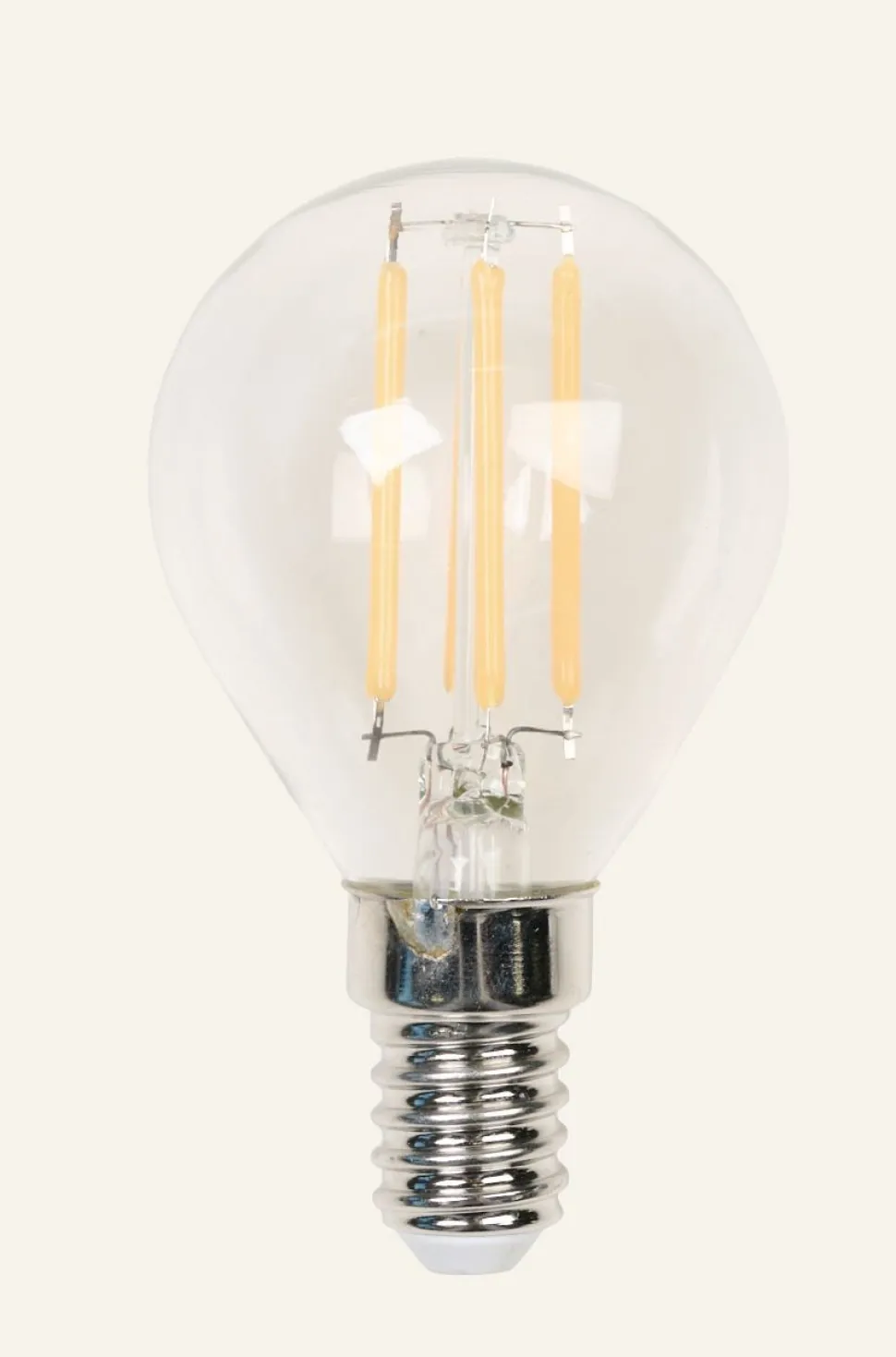 Crown E14 3W DIM lamppu läpikuultava
