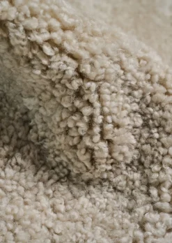 Curly grand lampaantalja beige