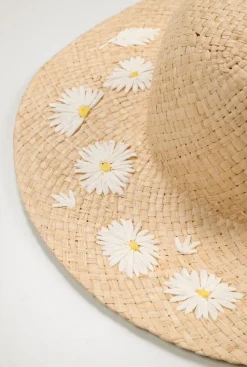 Daisy olkihattu luonnonväri