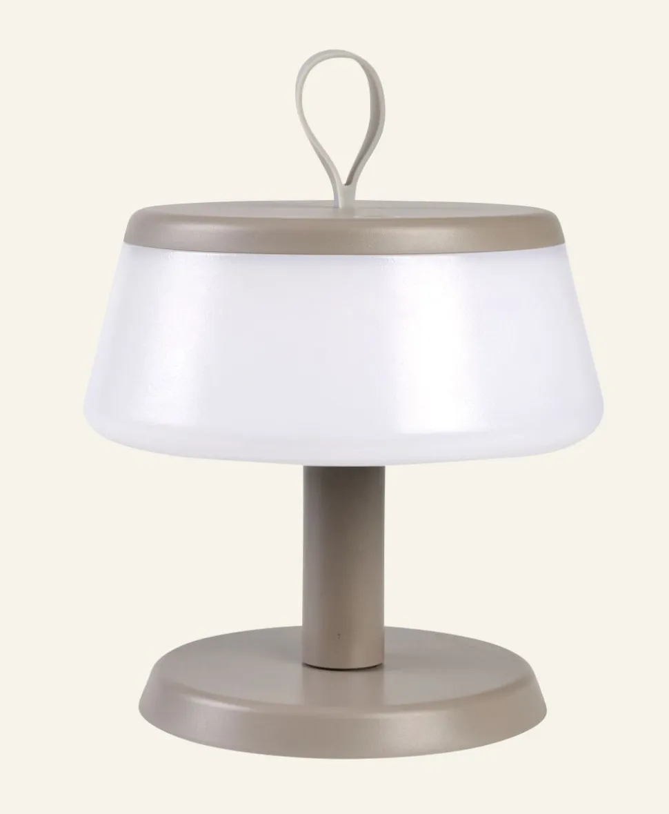Elara LED-pöytälamppu harmaanruskea