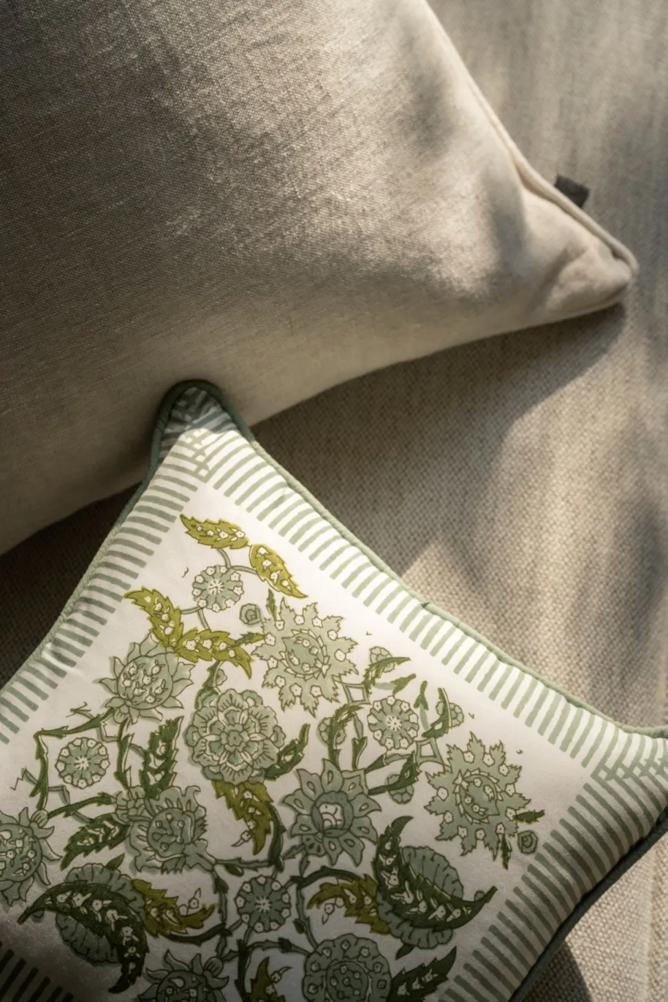 Ellinor koristetyynynpäällinen vaalean beige