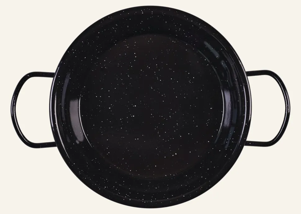 Enamel medium vuoka musta
